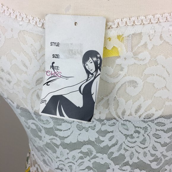 NWT Nena Chic Lace Top One Size (Fits like XS/S) - Picture 6 of 9